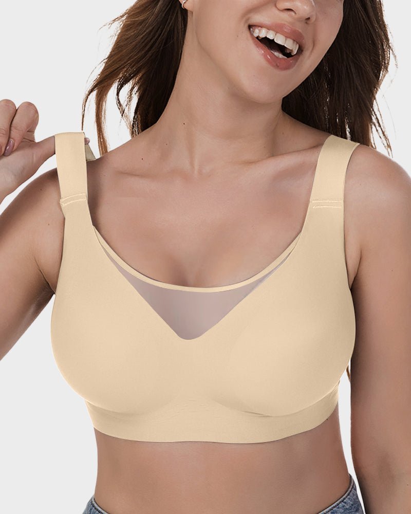 Mesh Front Contouring Bra - HerShape Bra