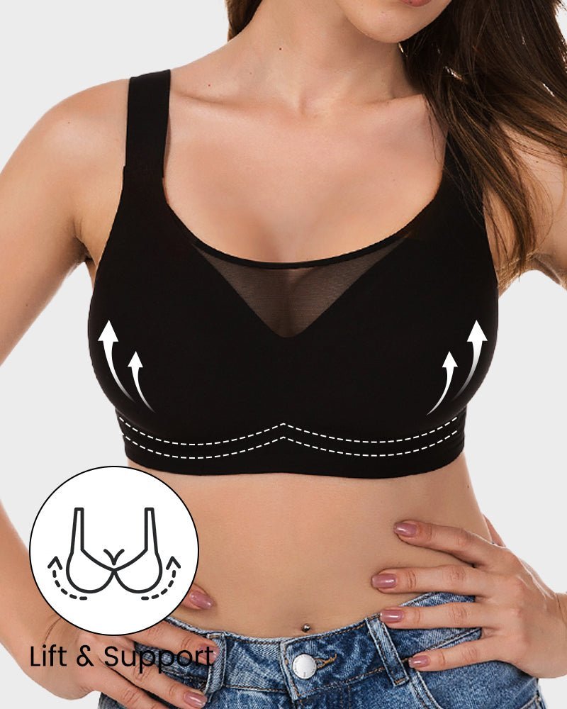 Mesh Front Contouring Bra - HerShape Bra