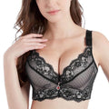 Padded Push Up Lace Bras for Women Underwire Bras Comfort Floral - HerShape Bra