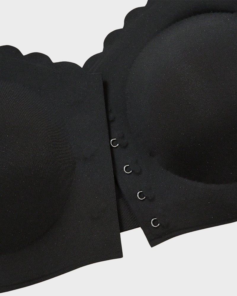 Strapless Front Closure Leopard Print Bra - HerShape Bra