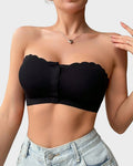 Strapless Front Closure Leopard Print Bra - HerShape Bra